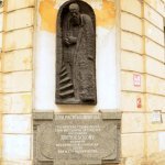 Plaque commemorating Raskolnikoff's residence