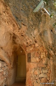 The entrance to the Chauvet cave