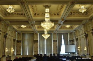 Just another meeting room in the parliamentary palace, Bucharest